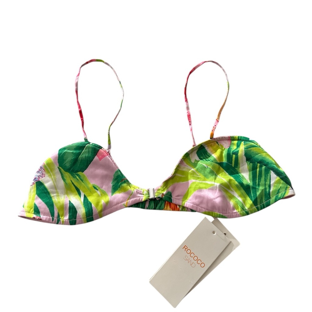 Rococo Sand- Lora Bustier in Multicolor Hibiscus